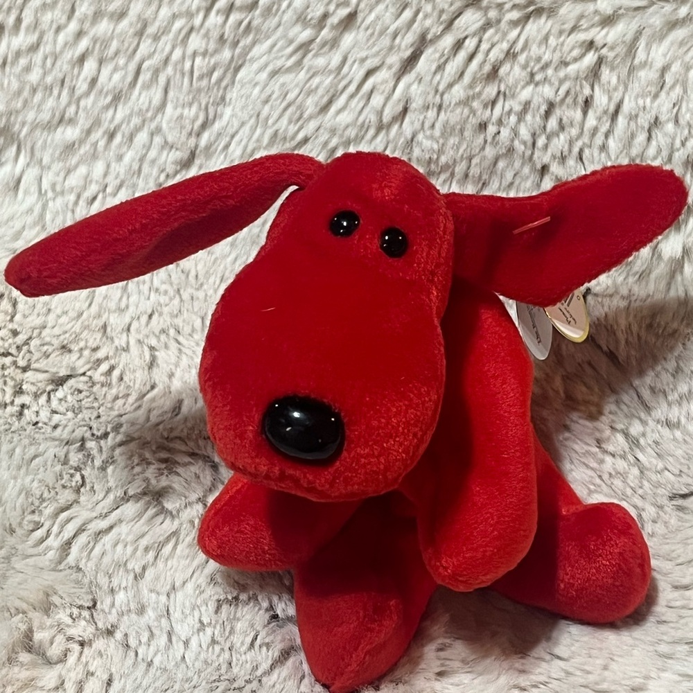 Ty Red Plush Dog Toy